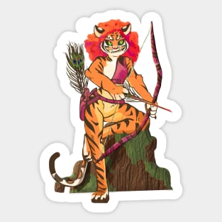 Tiger Arch 2 Sticker